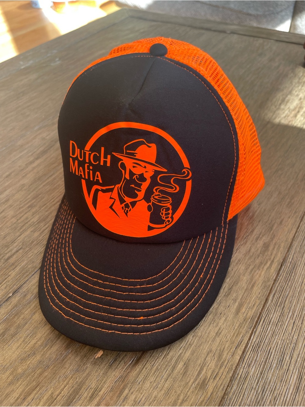 Dutch brothers trucker hat